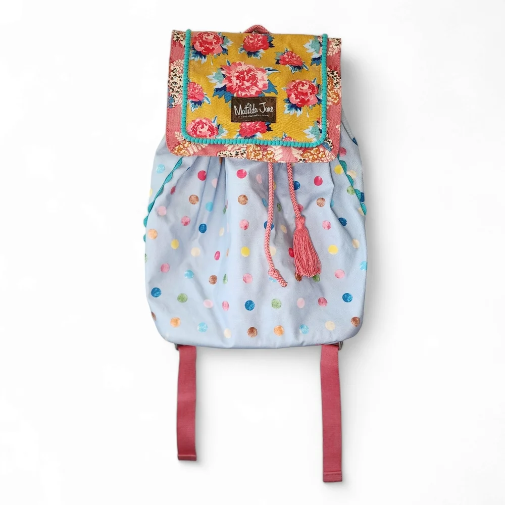 Matilda Jane Floral Polka Dot Make A‎ Splash Back Pack